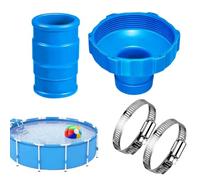 Pool Vacuum Hose Connector,Heavy Duty Universal Attachment,Ground Swimming Pool Vacuum Connector - for Maintenance Repair Cleaning Installation Outdoor Backyard