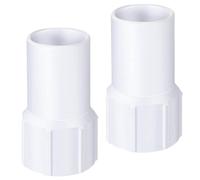 Pool Vacuum Hose Cuff 1.5 Inch Threaded Replacement Ends for Swimming Pool Secure Connection 2 Pack