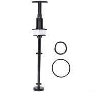 Pool Valve, PVC Slide Valve Assembly for 2 Inch Spa Multiport Valve, Accurate Fit with Rubber Rings and Grease, Black Tie Rod Kit for Pool Maintenance
