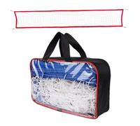 Pool Volleyball Net 15x3ft Portable Replacement PE Volleyball Net for Pool with Storage Bag for Beach, Backyard, Outdoor