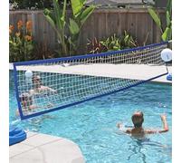 Pool Volleyball Net Replacement, 3x15ft Heavy Duty Pool Volleyball Net for Inground Pools for Garden, Water Games, Outdoor