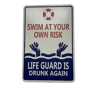 Pool Warning Metal Tin Sign, Pool Knowledge Metal Tin Sign, Pool Rules Planing Education, Swimming Pool Rules Sign For Outdoor Security Farm Yard Warning Decoratives (08