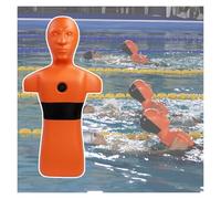 Pool Water Rescue Training Dummy, Drowning Prevention Teaching Tools, 100cm Fire Training Drill Dummies 2 Pack for School Community Sports Stadiums
