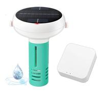 Pool Water Testing Device - 7 in 1 Smart Tester with APP Digital Display for CL/PH/EC/TDS/ORP/Temp/Salinity - Compatible with Above Ground/Inground/Saltwater Pools & Hot Tubs