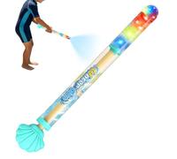 Pool Water Toys LED Water Squirter 70 Hole Splash Sprayer Interactive Outdoor Cooling Lightweight Handheld Summer Activity Equipment Backyard Beach Garden Entertainment Play Toy For Birthday P