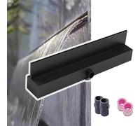 Pool Waterfall Fountain Spillway, Stainless Steel Smooth Flow Waterfall for Swimming Pools, Garden & Outdoor Water Features