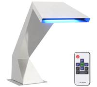 Pool Waterfall Silver Stainless Steel Poolside Display Fountain Garden vidaXL