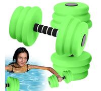 Pool Weights for Water Gymnastics, 2-Piece Aqua Barbell for Training, Aquatic Training Device, for Workout, Swimming, Fitness, Sports, Spa and
