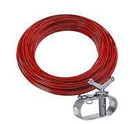 Pool Winch and Cable 100 to 150 feet - Swimming Pool Cable and Winch Kit for Securing Winter Above Ground Swimming Pool Covers