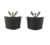 Pool Winterizing, 2 Pack Rubber Expansion Stopper Leak-Proof Seal Skimmer Return Line Cold Weather Protection(25mm)