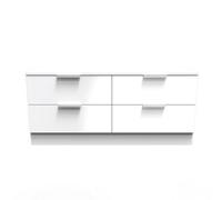 Poole 4 Drawer Bed Box In White (Ready Assembled)