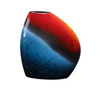 Poole Pottery Flare Asymmetrical Bean Vase - Contrasting & Contemporary - Hand Crafted English Earthenware Clay - Striking Statement Pieces - Office, Living Room, Dining Room Decoration - Gift Boxed