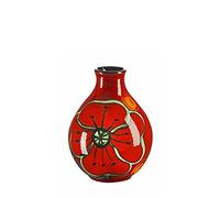 Poole Pottery Poppyfield Bud Vase, 12 cm, Red