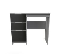 Poole Vanity In Black & White (Ready Assembled)