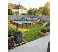 Poolex Silverline Top 60, Full Inverter 6.4Kw Heat Pump With Vertical Airflow, For Pools Up To 15,000L