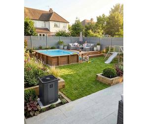 Poolex Silverline Top 60, Full Inverter 6.4Kw Heat Pump With Vertical Airflow, For Pools Up To 15,000L