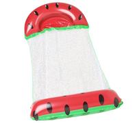 poolFloats Adult - 4-in-1 Water Hammock, Mesh Lounge Chair, Inflatable Swimming poolFloat With Watermelon Design And Included Pump | Relaxation Accessory For Beach, Backyard, Party, poolFun.