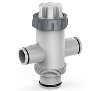 POOLHACKER Pool Fittings Dual Split Hose Plunger Valve, Pool Parts Replacement Shut-Off Valve with Dual inlets for Intex Above Ground Pool