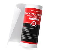Poolin Richword Selected Tear Away Embroidery Stabilizer Backing 12" x 50 Yd/roll Compatible with Most Hoops 2.0 oz Medium Weight for Machine Embroidery and Hand Sewing