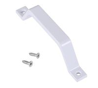 POOLPO Aluminium Alloy Door Handles Balcony Bedroom Kitchen Door Pulls Silver White Furniture Handle Home Wooden Door Hardware
