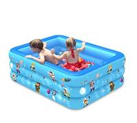 Pools For Garden Inflatable Swimming Pool Full-Sized Inflatable Pool Family Lounge Pool Suitable For Backyard Outdoor Inflatable Swimming Pool(Blue,59 * 43 * 20in)