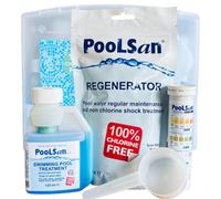 Poolsan Small Non Chlorine Chemical Maintenance Kit For Above-Ground Pools Up To 10Ft