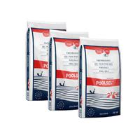 Poolsel Swimming Pool Salt 3 X 25Kg Salt For Swimming Pools