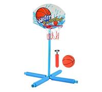 Poolside Basketball Hoop Set - Floating Balance Support Design, Durable Ring Structure System, Water Safe Net Attachment Build, Interactive Game Toy | Kids Pool-Play Use, Backyard Out