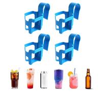 Poolside Cup Holders for Above Ground Pools (4Pcs, Square)