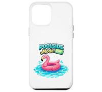 Poolside Mode On Flamingo Float Summer Graphic Case for iPhone 12 Pro Max
