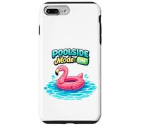 Poolside Mode On Flamingo Float Summer Graphic Case for iPhone 7 Plus/8 Plus