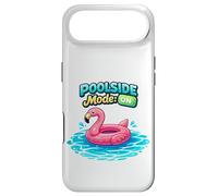 Poolside Mode On Flamingo Float Summer Graphic Case for iPhone Air
