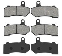 Poolter Front & Rear Brake pads replacement for HARLEY V-Rod 2008-2022 FLHR Road King 2008-2021 FLTRX Road Glide 2015-2020 FLHX Street Glide 2008-2021 Electra Glide 2008-2021