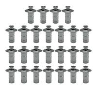 Poolzilla 25 Pack Stainless Steel Pool Cover Anchors for Concrete and Pavers, Made of High Grade SS 304 for Added Durability