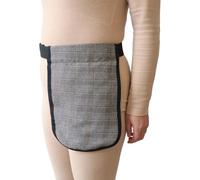 POONGURY Urine Drainage Bag Holder, Adjustable Portable Catheter Bag Cover, Soft Fabric Catheter Bag Holder with Belt, Easy to Use, Safe and Concealed