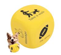 POONWEI Dog Funny Large Dice Game Toys, Durable Interactive Dog Toys,Let The dice Decide What to do with Your pet,Dice Toys Birthday Gift for Small, Medium and Large Dogs