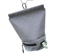 Poop Bag Holder - Lead Link, Grey Solid Hook, Heavy Grip | Animal Waste Accessory For School Office Home Object Unit Gear Gold Smart Help Life Cool Fast Pure Bold Fact Pro Hot Win Luck Real