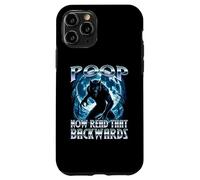 Poop Now Read It backwards Alpha Wolf Meme Brainrot Fart Gag Case for iPhone 11 Pro