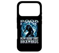 Poop Now Read It backwards Alpha Wolf Meme Brainrot Fart Gag Case for iPhone 17 Pro