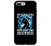 Poop Now Read It backwards Alpha Wolf Meme Brainrot Fart Gag Case for iPhone 7 Plus/8 Plus