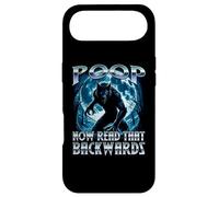 Poop Now Read It backwards Alpha Wolf Meme Brainrot Fart Gag Case for iPhone Air
