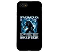 Poop Now Read It backwards Alpha Wolf Meme Brainrot Fart Gag Case for iPhone SE (2020) / 7/8