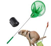 Poop Scooper for Dogs Pet Retractable Waste Collector with 30 Bags