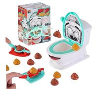 Poop Shoot Game, Interactive Poop Shooting Prank Toys Include 1 Toilet Bowl, 2 Dexterity Launchers, 12 Soft Plastic Poops for Family Fun, Usage en cuisine