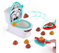 Poop Shoot Game Toy, Funny Family Game with 12 Soft Plastic Poops and 2 Launchers for Kids, Creative Toilet Game Toys Gifts Decompress Toys for Kid