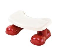 Poop Stool -, 1 Unit Ergonomic Riser for Bathroom Efficiency, Non Slip Base with Contoured Frame, Hardware Part, Balance Buffer for Restroom, Suite, Dorm, Rv and Cabin