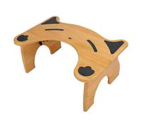 Poop Stool Adult, Non-Slip Base, 26x40x18cm, Toilet Step Stool, Bathroom Foot Wooden Potty Chair, Foldable Stable, for Healthy, Smooth Movement, Daily Bathroom