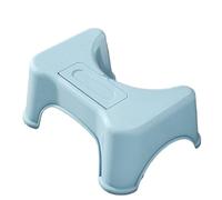 Poop Stool,Toilet Foot Plastic Step Up,Non-Slip for Natural Squatting Position, Adjustable Height(Blue)