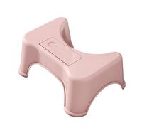 Poop Stool,Toilet Foot Plastic Step Up,Non-Slip for Natural Squatting Position, Adjustable Height(Pink)