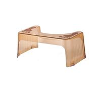 Poop Stool,Transparent Squatting Toilet Step Non-Slip Bathroom for Better Sitting Posture,Proper for Healthier Results(Red)